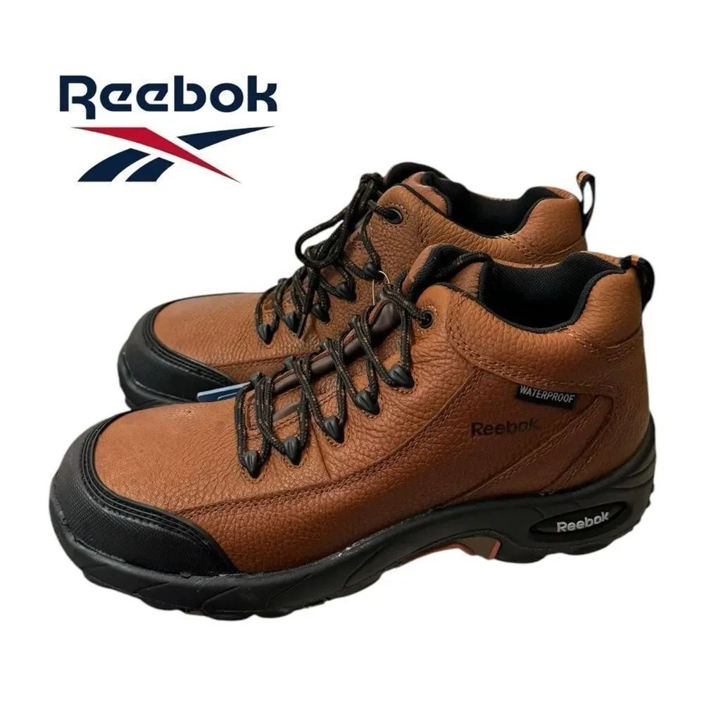 New Reebok Women's Brown Work Tiahawk Composition Toe Work Boots 9.5  9.5W